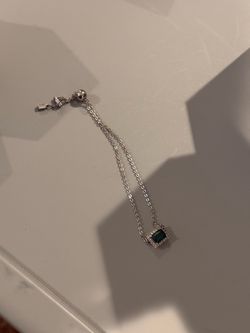 Swarovski Green Crystal Adjustable Bracelet