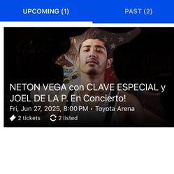 Neton Vega Tickets