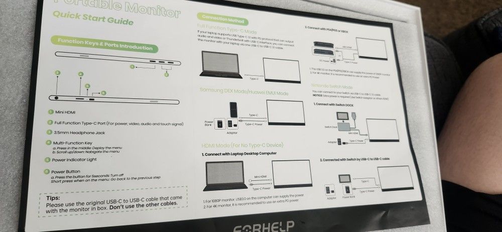 Monitor Portátil 