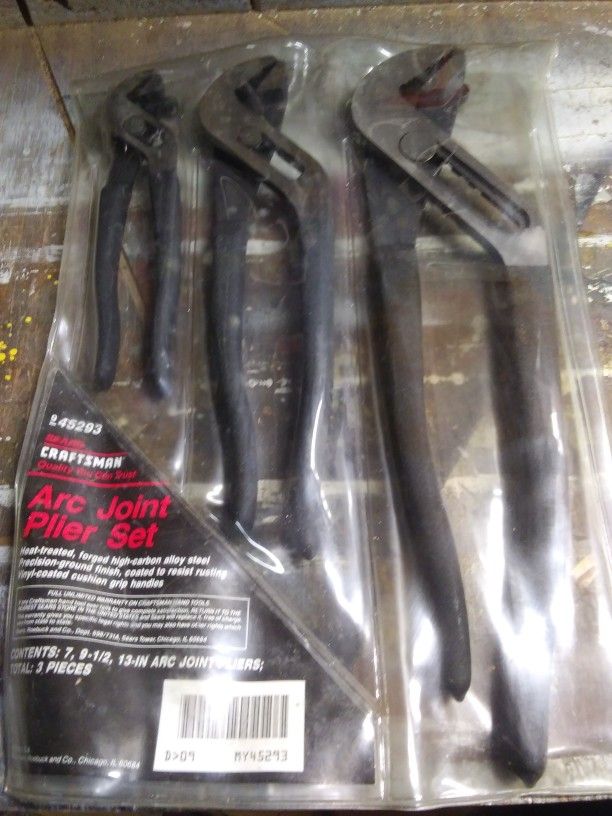 Sears Craftsman Arc Joint Plier Set
