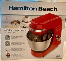 🔴 Hamilton Beach 7-Speed Stand Mixer – Red – Brand New 🔴