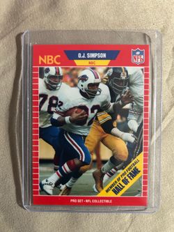 Oj Simpson nbc card