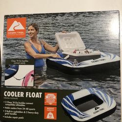Brand New Ozark Trail Cooler Float, Blue & White