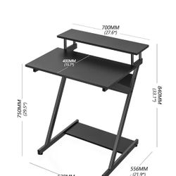 FITUEYES Compact Computer Desk 