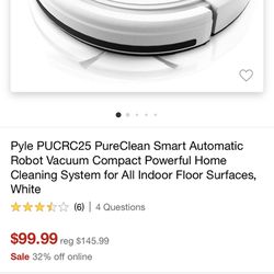 Pure Clean Smart Robot Vacuum