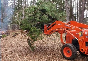 Kubota tractor loader excavator