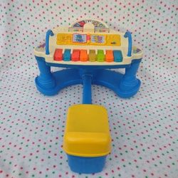 Fisher Price Sparkling Symphony ROCK & PLAY PIANO Lights Up 3 Music Modes