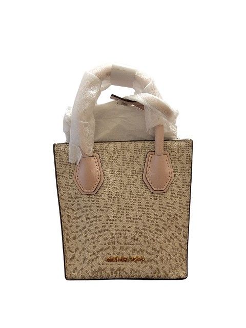 Michael Kors Pink and Tan Crossbody Bag