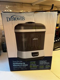 Dr. Brown's clean steam all-in- one bottle sterilizer & dryer