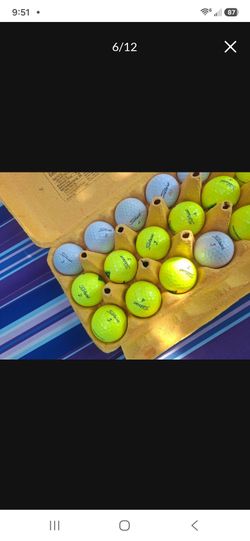 Kids Jr Driver & Titleist Used Golf Balls Mixed Lot