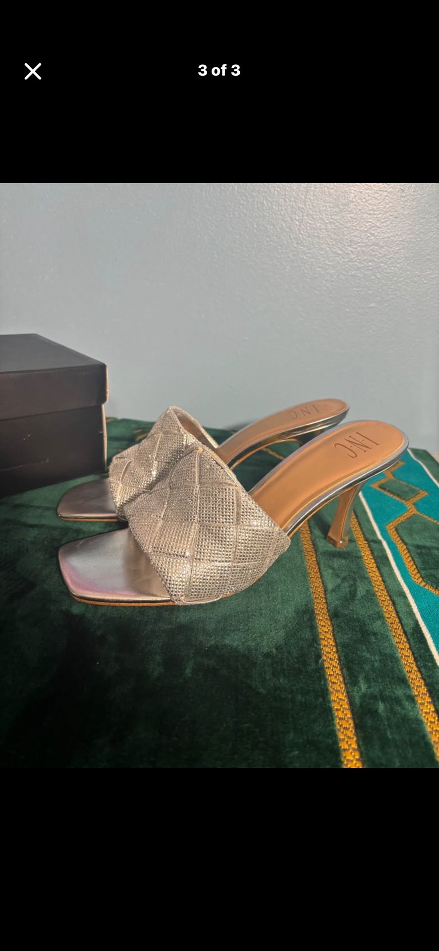 International concepts bling heels size 11M used