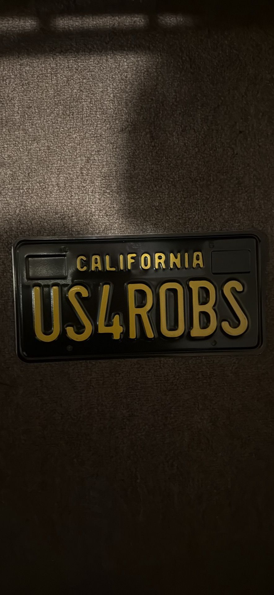 Vintage Custome Licence Plate