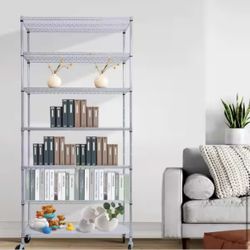 Chrome 7-Tier Metal Wire Shelving Unit (48 in. W x 82 in. H x 18 in. D)