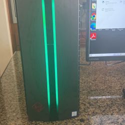 OMEN Desktop 870-224 with 32 Inch Lenovo Monitor. 