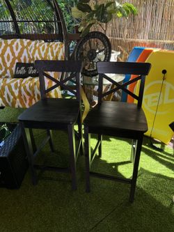 Two Bar Stools  80 