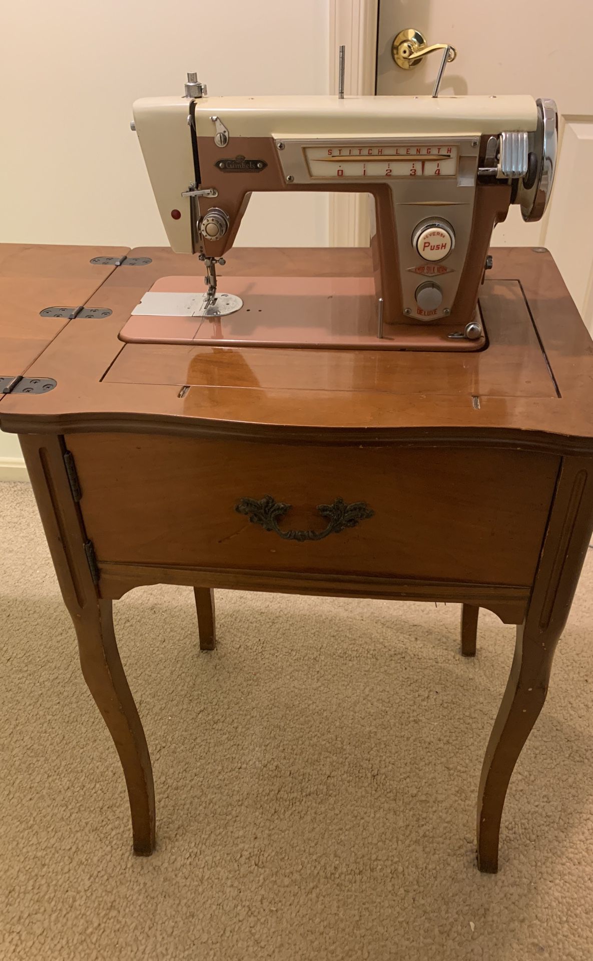 Antique Gimbals Tabletop Sewing Machine