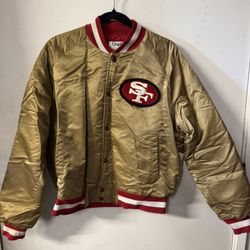Vintage Chalk Line 49ers Satin Jacket
