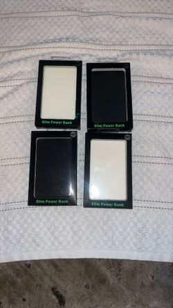 Four large 6000 MAH power bank