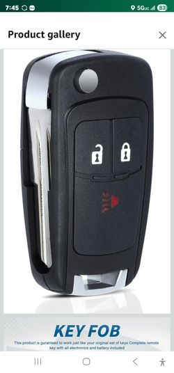 Keyecu Replacement Remote Key Fob for Chevrolet Spark 2013 2014 2015 FCC ID:A2GM3AFUS03 P/N (contact info removed)0 (contact info removed)4
