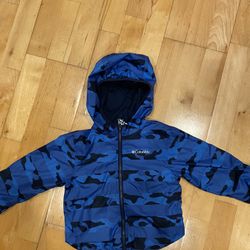 Columbia 3T Reversible Rain And Fleece Lined Jacket 