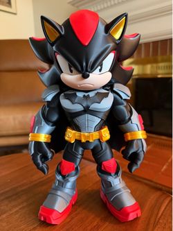 Shadow Batman Figure | Sonic the Hedgehog Collectible | Batman Statue | DC Superhero | 3D Printed