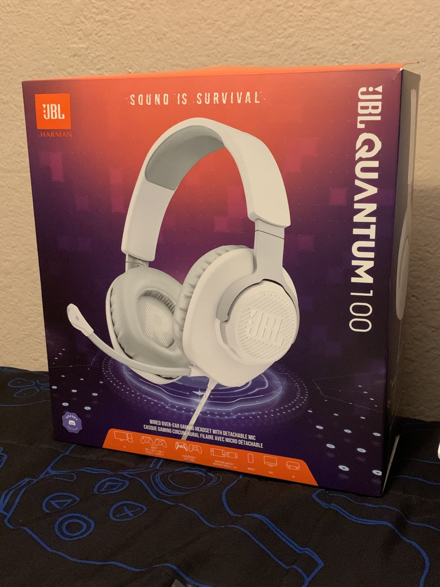 JBL Quantum 100 Wired Over-Ear Gaming Headset