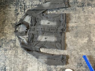 Men’s Smoked Grey Jean Jacket Size Large