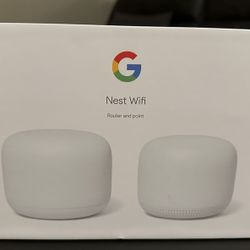 Google Nest WIFI Router and Point