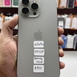iPhone 16 Pro Max 512GB Factory Unlocked 