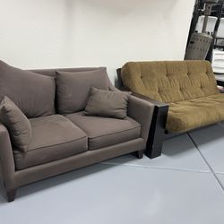 Loveseat and Futon