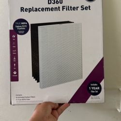 Winix D360 Replacement Filter Set 4 Carbon Filters 1 HEPA Filter 