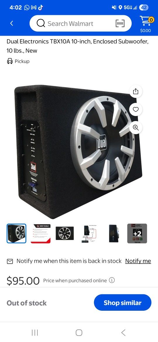 10" Powered Subwoofer 