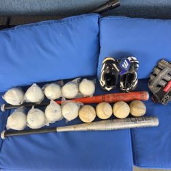 Softball baseball stuff everything for 60.00