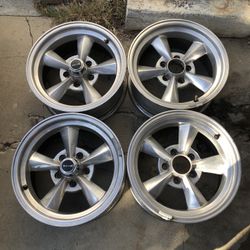 15” Ridler Wheels 5x4.5 Ford Mustang Fairlane Ranchero Galaxie Projects Plymouth Satellite 