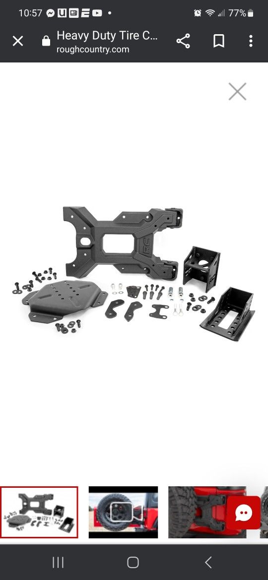 Jeep JK Heavy Duty Tire carrier