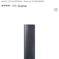 SAMSUNG Clean Station for Jet Stick Vacuums (Silver) - VCA-SAE903