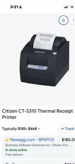 Citizen  CT-S310 Thermal Receipt Printer