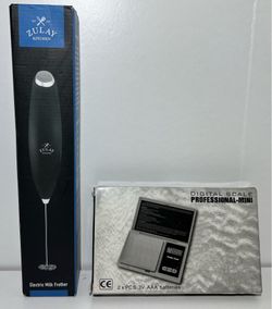 Milk Frother & Mini Digital Scale ❗️Firm Price❗️