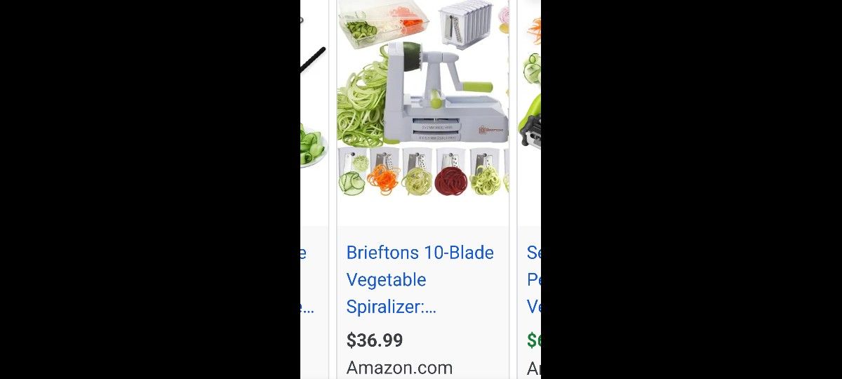 Spiralizer 7-Blade Vegetable Slicer, Strongest-and-Heaviest Spiral Slicer, Best Veggie Pasta Spaghetti