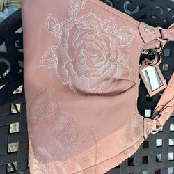 Coach Madison Floral Embroidered Maggie Bag