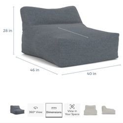 FAB ROOM & BOARD PATIO BEAN BAG!