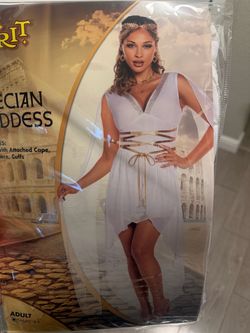 Grecian Goddess Halloween Costume Adult Small