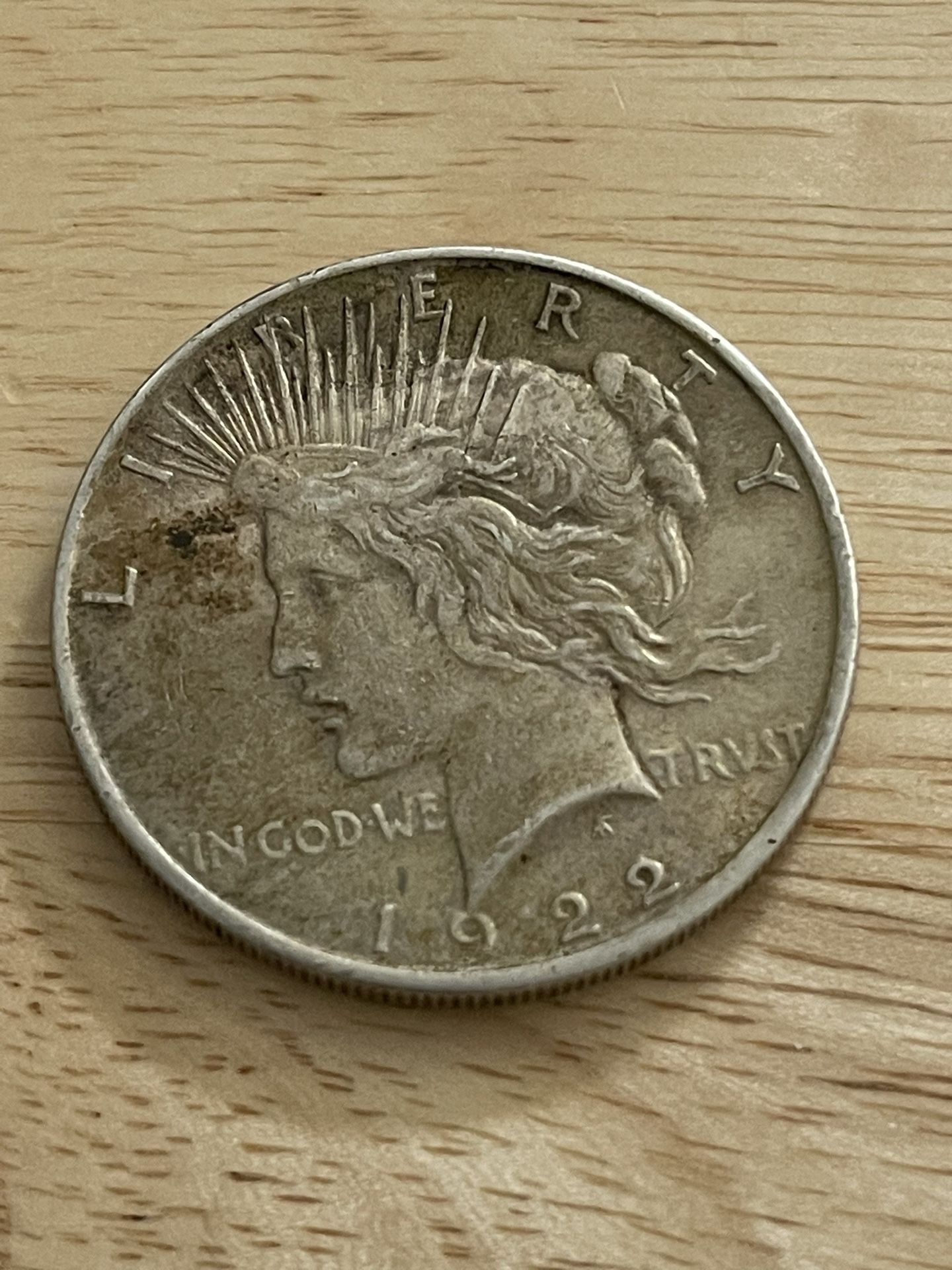 1921 And 1922 Silver Dollar Coin