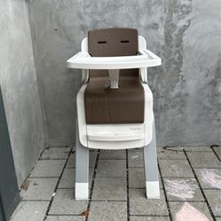 Nuna ZAAZ Mocha High Chair- Like new!