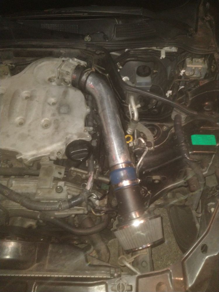Aftermarket intake for a infiniti g35