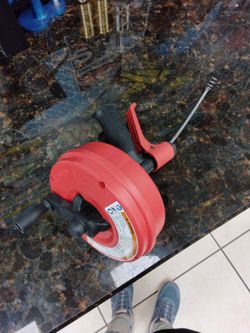 Manual Drain Auger Snake Cleaning Tool