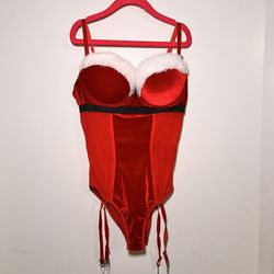 Christmas Lingerie Corset Top