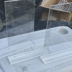 Three (3) Plastic 8x11 Sign holders
