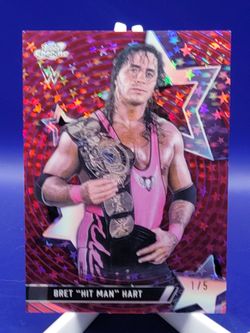 2026 topps cosmic chrome wwe bret hitman hart 1/5