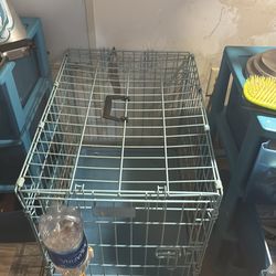 17x24x17.  Teal color